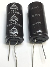 Capacitor 2200uf 63V Electrolityc  2 pcs