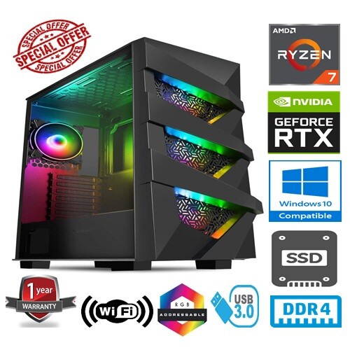 AMD RYZEN 7 2700X 4.3GHZ 8CORE 32GB RAM 1TB SSD NVIDIA AMD RYZEN 7 2700X 4.3GHZ 8CORE 32GB RAM 1TB SSD NVIDIA