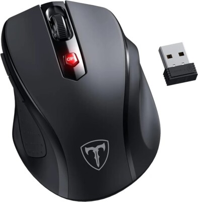 Howeems Wireless Mouse, D-09 Computer Mouse USB Cordless Mice for Laptop,...