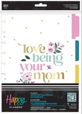 Happy Planner UNDATED Classic Calendar Extension Fresh Bouquet Mom Theme 351pcs