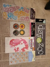 EK Success Sticko Stickers Swirls Retired Standouts Cherubs Hearts 16 Minis Zoo