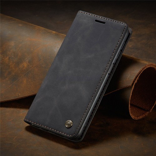 AU For iPhone 15 14 13 12 11 Pro Max Magnetic Leather Flip Wallet Cover Case - Picture 16 of 32