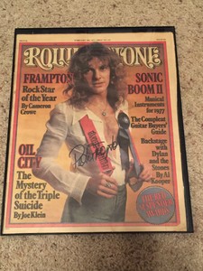 Peter Frampton Signed Rolling Stones Cover 1977 Ebay