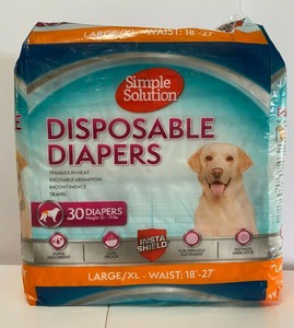 simple solutions dog diapers