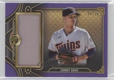 2022 Topps Triple Threads Single Jumbo Relics Amethyst 9/36 Sonny Gray 0c6