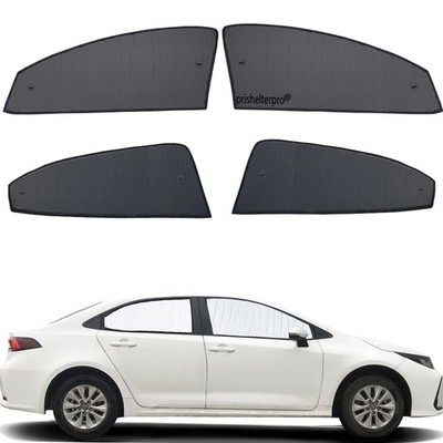 Fit For Toyota Corolla 20-25 Sedan Side Window Black Silver Camp Privacy Shade