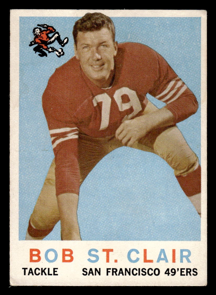 1959 Topps #58 Bob St. Clair VG/EX EX