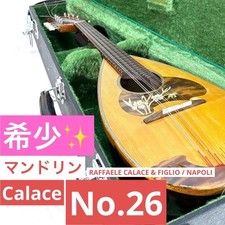 Mandolin Calace No.26 White pearl decoration Calace with case