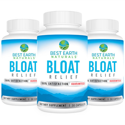 Bloat Relief by Best Earth Naturals Buy 2 Get 1 FREE 3 Pack
