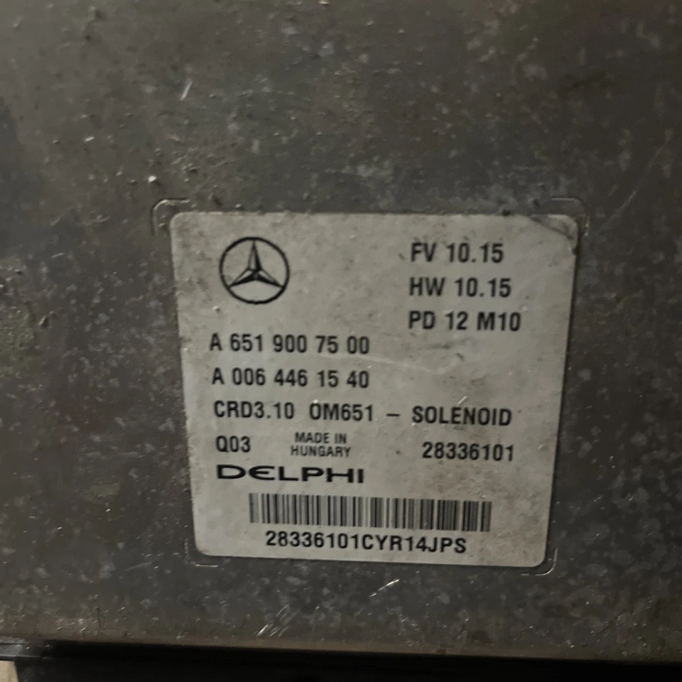 Mercedes W204 SLK W172 Motor Steuergerät ECU A6519007500 - Bild 3 von 4
