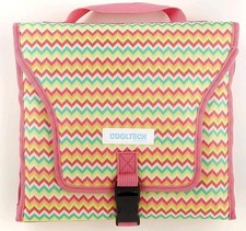 Cooltech Car Seat Cooler for Baby Zigzag Pattern Pink Teal Orange Green PT14