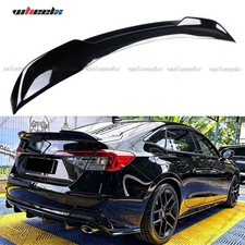For 2022-2026 Honda Civic Sedan Si Style Glossy Black Sport Trunk Spoiler Wing