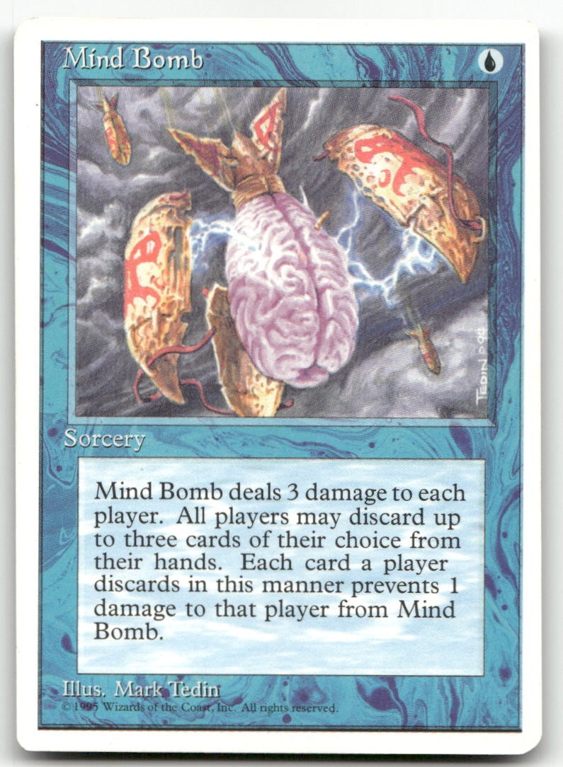 Mind Bomb (LP) Fourth Edition 4ED Magic MTG
