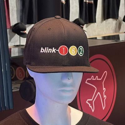 Blink 182 Tour Merch 2026 Snapback Hat Remake