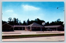 Jefferson Davis Motel Richmond VA Chrome Postcard 1950s Travel Americana