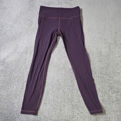 Athleta Womens Small Leggings Purple High Rise Full Length Activewear