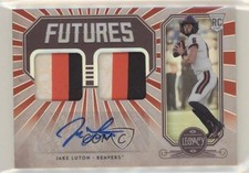 2020 Panini Legacy Futures Ruby 36/100 Jake Luton #FD-JL Dual Patch Auto 0eo6