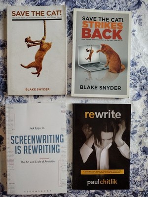 Four SCREENWRITING Save The Cat! Strikes Back Screenwriting Is Rewriting Rewrite