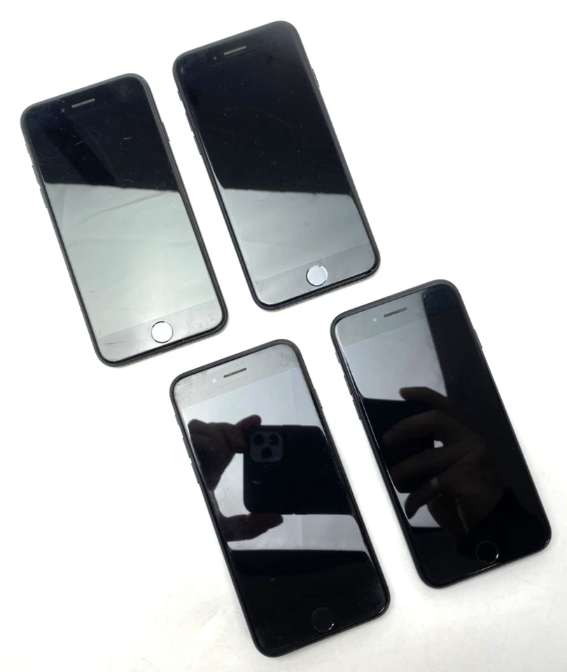 ~ ЛОТ ИЗ 4 ~ IPHONE 7 A1660 32GB ~ РАЗБЛОКИРОВАННЫЙ ~ CDMA + GSM ~ MNAC2LL/A ~ ЧЕРНЫЙ * FR-ХОРОШО * - Изображение 2 из 4