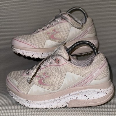 GDefy Gravity Defyer Mighty Walk Orthopedic Pink Cream Shoes Women s Size 7.5