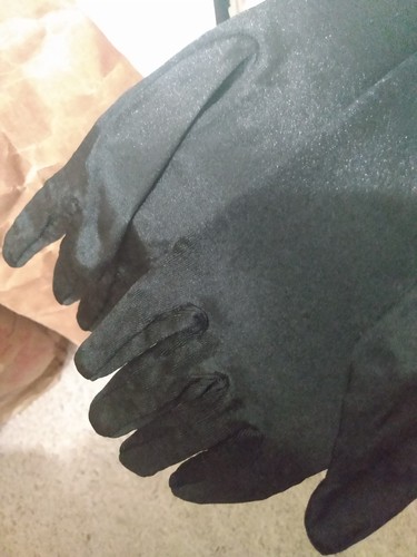 VNTG, BLACK OPERA GLOVES 15" LONG, NEW - Picture 3 of 5