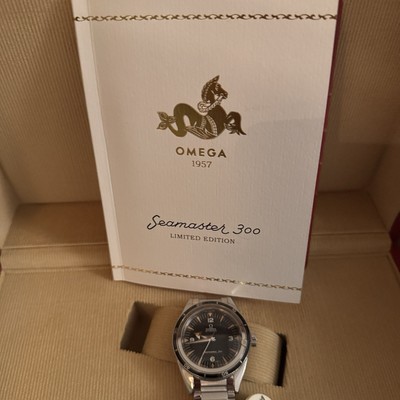 Omega 1957 Seamaster 300 Limited Edition Verklebt FullSet 2020