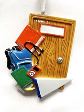 Dorm Door Personalized Christmas Tree Ornament with Gift Bag