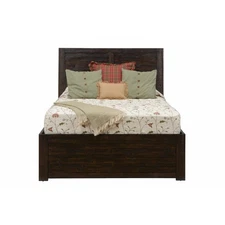 Kona Grove Distressed Rustic Solid Acacia King Storage Bed