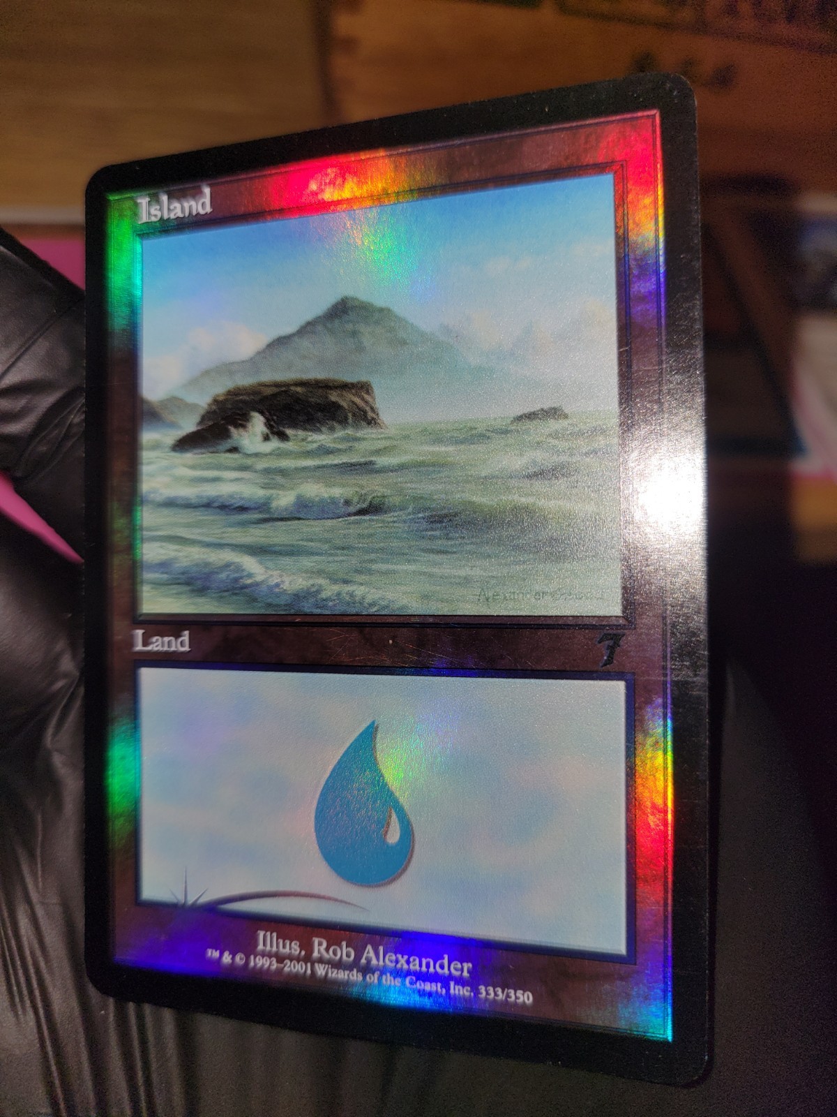 Island 333 - Foil  MTG Seventh 7th Edition Nm