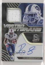 2020 Panini Spectra Vested Veterans Auto 27/99 Devin Singletary #VV-DS Auto uk2