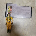 Vintage GI Joe "Claymore" 1986 Special Missions Brazil Figure w File Card