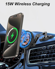 For Magsafe Car Mount Charger for iPhone Magnetic 15W Dash Window Charging Mount