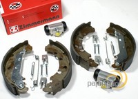 Zimmermann Bremsbacken Ø 203 Mm + ZubehöR Satz + Radzylinder Hinten FüR Mazda 2