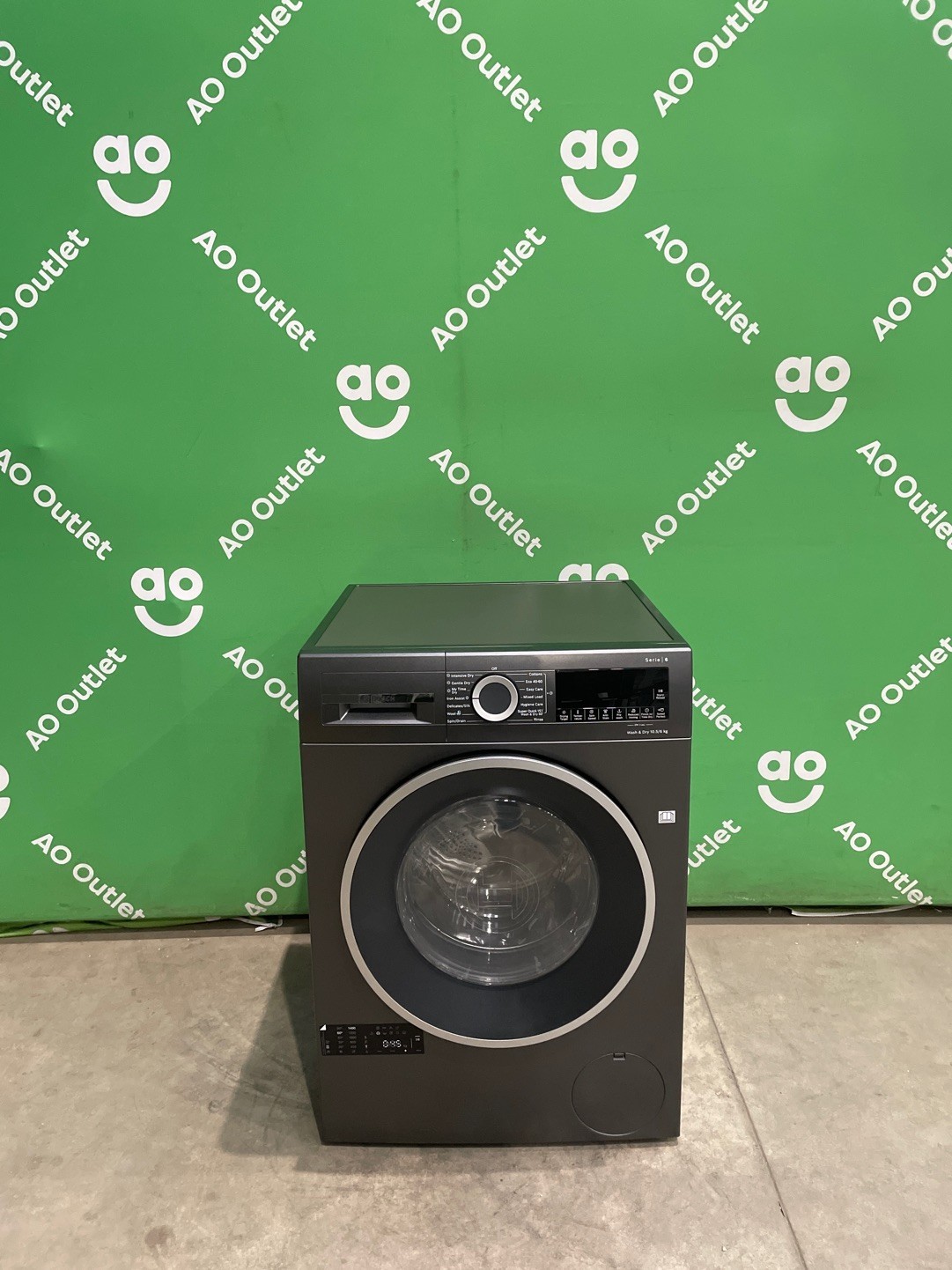 Bosch Washer Dryer 10.5kg/6kg 1400rpm - Graphite - D Rated WNG254R1GB #LF117865