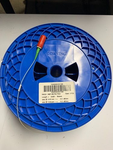 Corning SMF-28 Single Mode Fiber Spool 25.26 km (25,261m) SC/APC – Telecom Lab