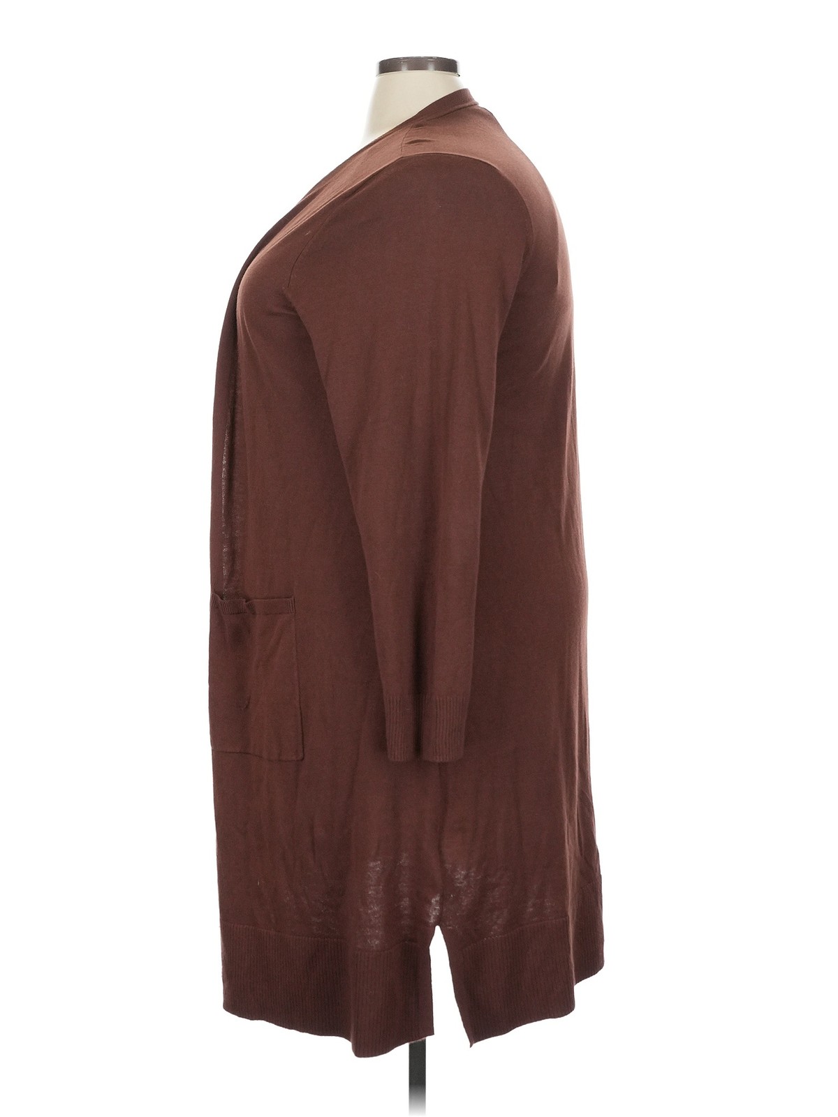 Amazon Essentials Women Brown Cardigan 3X Plus thumbnail 4