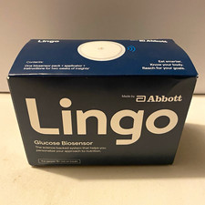 Lingo Continuous Glucose biosensor Monitor CGM Exp:10/31/26