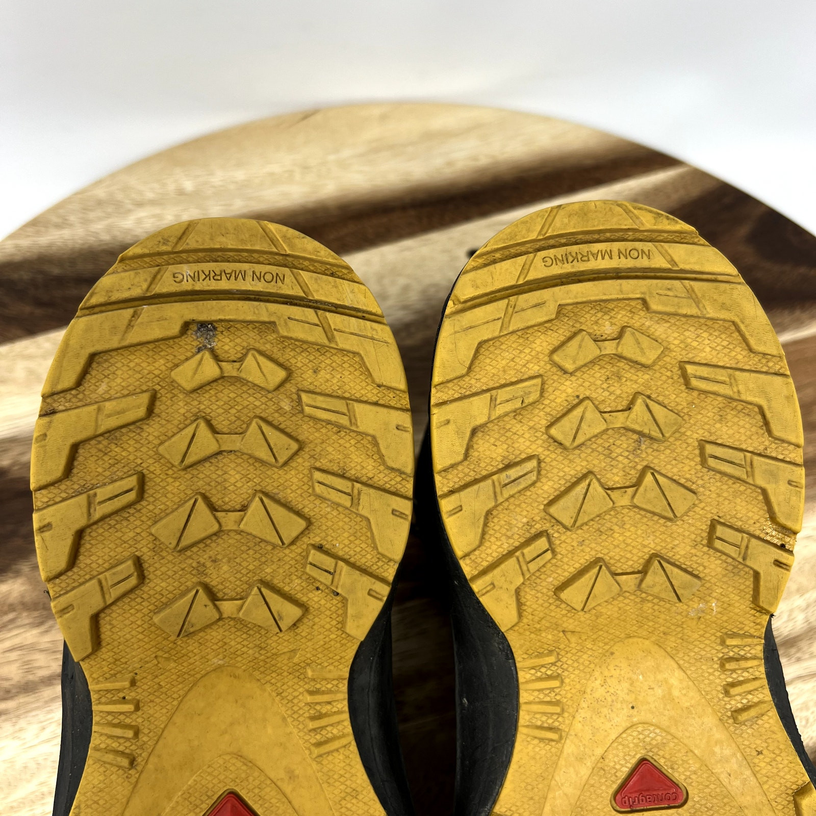 Salomon Outward Stivali Impermeabili Uomo 6 Donna 7 (EU 38) Grigio Giallo Escursionismo