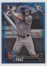 2016 Bowman Draft Draft Picks Blue 42/150 Michael Paez #BD-115 0ja2
