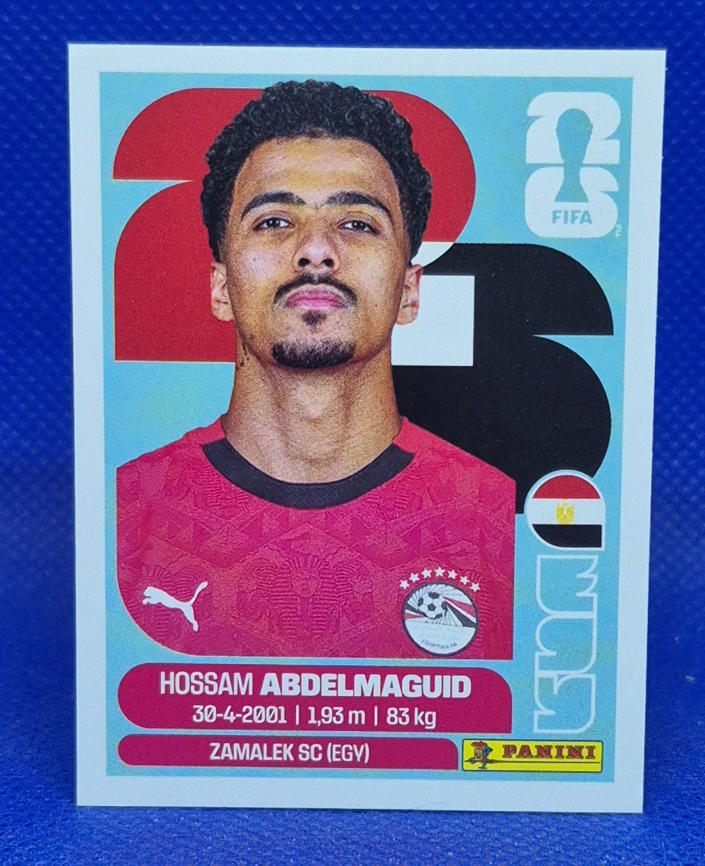 2026 Panini FIFA World Cup Sticker Hossam Abdelmaguid #EGY 8 - Egypt