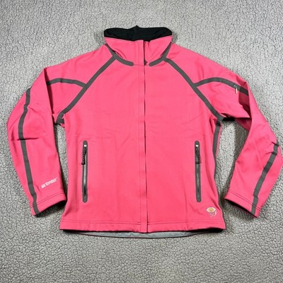 Mountain Hardwear Conduit Softshell Jacket Pink Full Zip Pit Zips