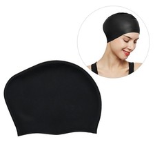 Silicone Swimming Hat Waterproof Swim Pool Hat Long Hair Ear Protection