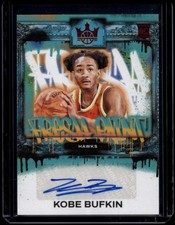 2023-24 Panini Court Kings Basketball Kobe Bufkin #FP-KBA Fresh Paint Ruby /99