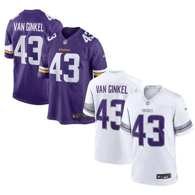 Andrew #43 Van Ginkel MEN Stitched Jersey Purple/White