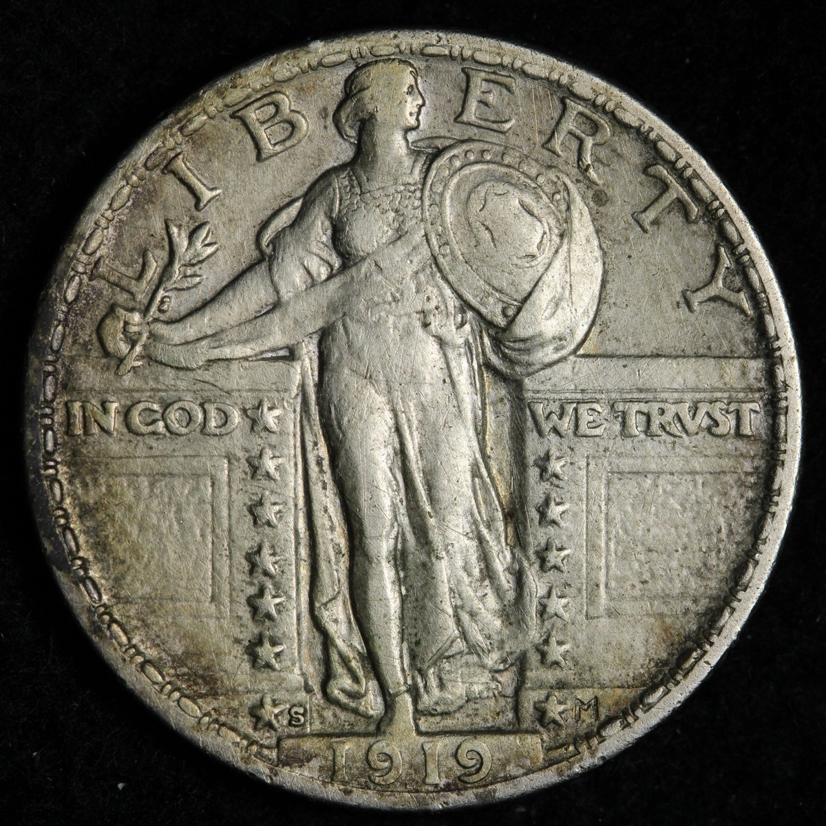 1919-S Standing Liberty Silver Quarter XF+/AU E286 WQMMD | eBay