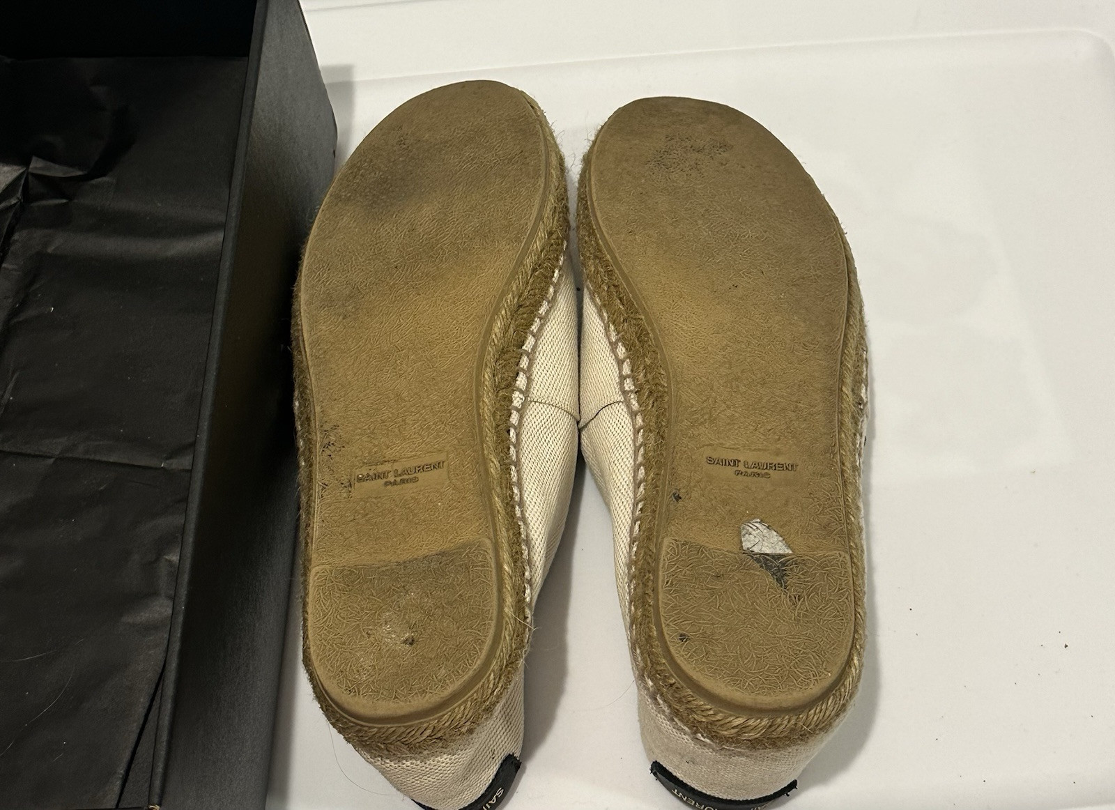 YSL SAINT LAURENT ESPADRILLAS RICAMATE donna taglia 9