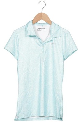 Nike Golf Poloshirt Damen Polohemd Shirt Polokragen Gr. XS Hellblau #cow679k