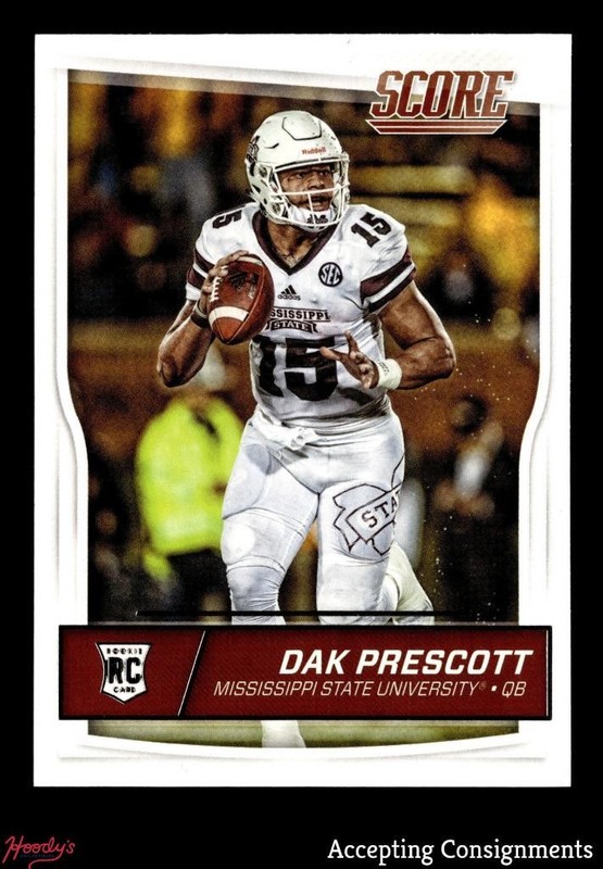 2016 Score #337 Dak Prescott Rookie RC COWBOYS