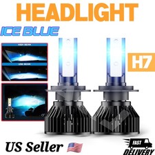 H7 Led Headlight Kit Low Beam Bulbs 8000k Blue For Mercedes-benz B250 2013-2019