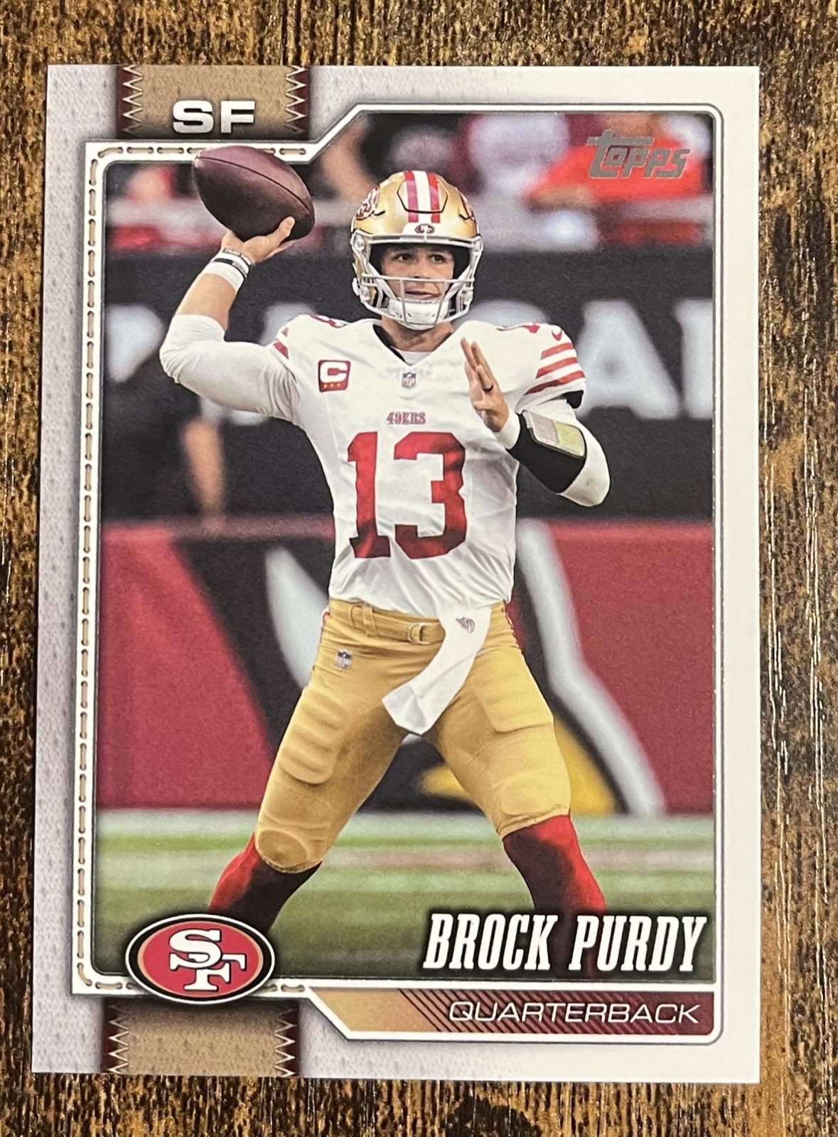 2026 Topps Flagship Football Brock Purdy #185 San Francisco 49ers